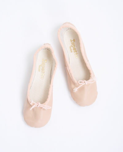 repetto(レペット)　バレエシューズ 200C /14.5cm〜21cm　　サーモンピンク(570)【7月25日スタート！期間限定　ポイント10倍+送料無料】