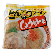 イトメン　無塩製麺　とんこつラーメン　91g×5P