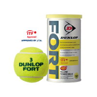 【箱売り】ダンロップ(DUNLOP) テニスボール フォート(FORT)2球入缶　（1箱30缶60球）の画像