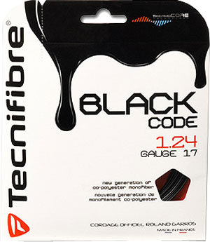 テクニファイバーストリング ブラックコード1.24（BLACK CODE 1.24）【ラケット同時購入者限定サービス価格ガット】