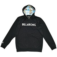 ビラボン(BILLABONG) RASH ZIP HOOD RASH GUARD AJ011855-BLK メンズの画像