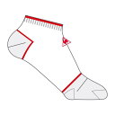 ルコック(le coq sportif) 3Dショートソックス QTANJB01-WHT メンズ テニス