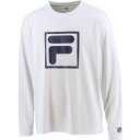 FILA(フィラ) グラフィックロングスリーブTシャツ テニス Tシャツ VM5550-01 メンズ 長袖