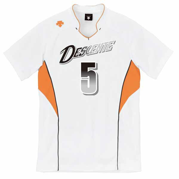 DESCENT（デサント）半袖ゲームシャツ（ユニセックス） DSS-4823 [ DSS4823-WOR ]の画像