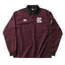 大特価30%OFF!18FW canterbury (カンタベリー) ロングスリーブ ラガー シャツ (メ