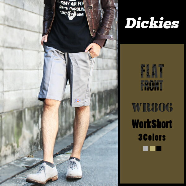 楽天最安値に挑戦★【2本以上購入で送料無料】【Dickies】 ディッキーズ 13 REG STRAIGHT SHORT[dickies WR806BK/WR806SM/WR806MA