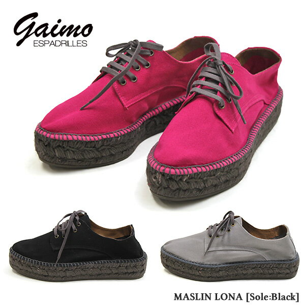 【gaimo-ガイモ-】MASLIN LONA[Sole:Black][レディース・シュー…...:lag-onlinestore:10006547