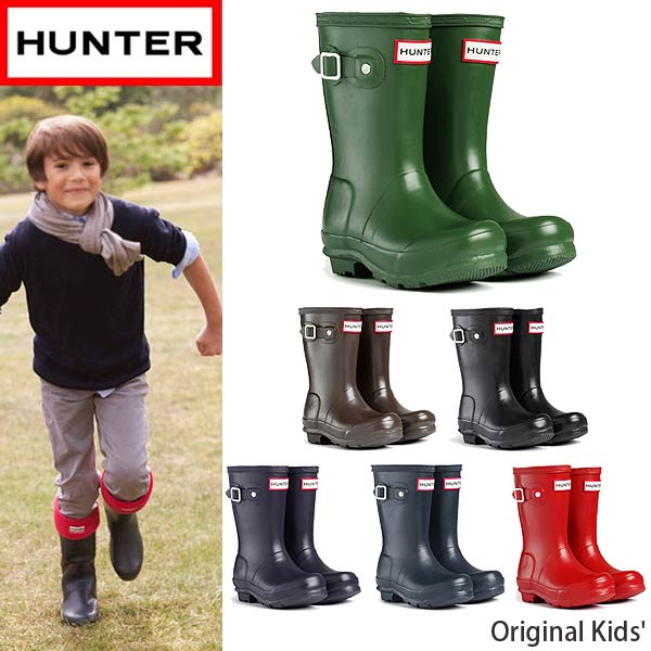 55%OFF!!楽天最安値に挑戦★【レビューを書いて送料無料】【2012 S/S】【Hunter-ハンター-】Original Kids-ハンターオリジナルキッズレインブーツ-［W23500］[キッズブーツ・レインブーツ・レインシューズ・子供用長靴]