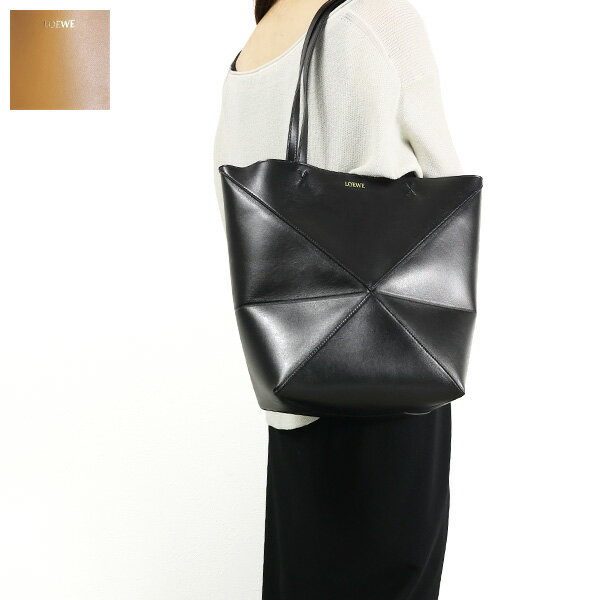 【5/31迄！SNSフォロワーさん限定 5％OFFクーポン発行中】LOEWE ロエベ Puzzle Fold Tote Bag パズルフォルド トートバッグ <strong>パズルトート</strong> ミディアム 鞄 折りたたみ レザー 本革 レディース A657G50X01 1100