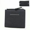 MM6 エムエムシックス Bi-Fold Wallet 二つ折り財布 ミニ財布 ミニウォレット コンパクト 本革 ロゴ シンプル レディース SA5UI0001 P4535 H9095