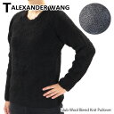  \ T by Alexander Wang eB[oCALT [ Slub Wool Blend Knit Pullover m402319F13nႲ3O㔭\