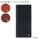 Tommy Hilfiger トミーヒルフィガー WALLET 二つ折り財布 長財布 ロゴ クロコ メンズ 31TL190004 001 200 251