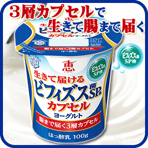恵 megumi ビフィズス菌SP株カプセルヨーグルト 100g 10個セット 【雪印】【メグミルク】【ヨーグルト】【カプセル】【オリゴ糖】【megumi1015】【7】【RCP】