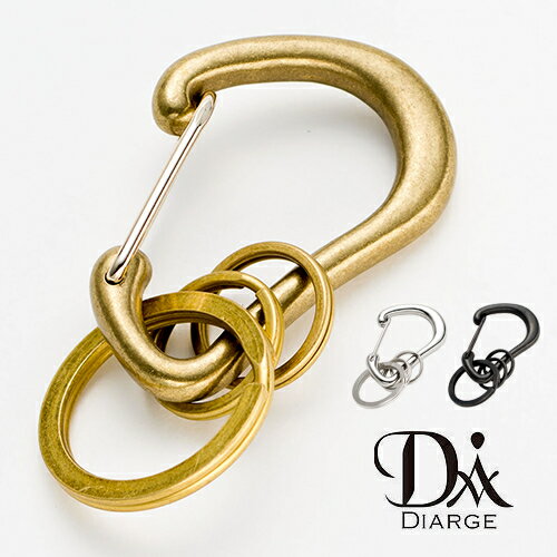 DIARGE ( ディアージ ) BRASS KARABINER KEYRING カラビナ キーリン...:lakota:10001723