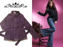 メール便可*後姿もバッチリ♪レーシーフリルブラウス/XL/XXL・XXXL【大きいサイズ・レディース】13号15号17号