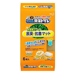 ■2ケースまで送料500円■花王ペットケア　ニャンとも清潔トイレ専用脱臭・抗菌マット6枚入×10個　【ケース販売】