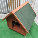 犬小屋 三角屋根木製犬舎 S DHW1046-S 組立品