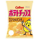 ◎4箱まで送料500円◎　カルビー　ポテトチップス　コンソメ パンチ 60g×12個[ケース販売]