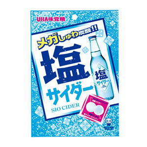 UHA味覚糖　塩サイダー　72g×6個[ボール販売]