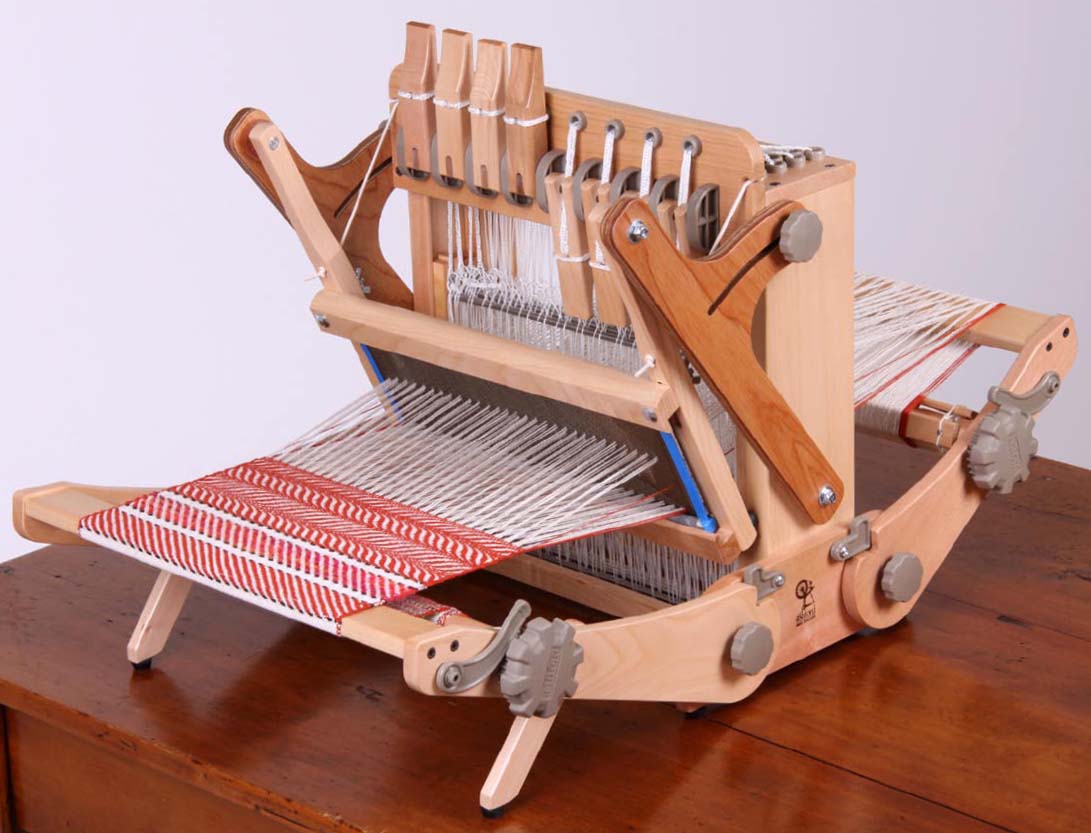アシュフォード・ケイティルーム30cm8枚そうこう本格的な織物もできる卓上織り機・折りたたみ式