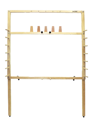 さをり製 整経台2【卓上 手織り 織り機 織機 ヘドル 紡ぎ 染め 羊毛 フェルト ニードル 糸 綿 ウール】