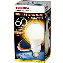 東芝 E-CORE LED電球 一般電球形9.1W 電球色光が拡がるタイプLDA9L-G/60W[LDA9LG60W] 単品[5,250円以上お買い上げで送料無料]