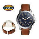 FOSSIL 腕時計 FTW1122 腕時計 フォッシルスマートウォッチ カジュアル 革ベルト メンズ Q グラント ジェン 2 ハイブリッド スマートウォッチ Q GRANT Smartwatch 時計 ウォッチ 並行輸入品