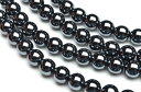 【連売り】10mm【ヘマタイト(磁気入り) 】 1連(約38...