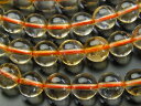 【連売り】【シトリン】 8mm 1連(約38cm)天然石 パワーストーン ビーズ パーツ _R899 5000円以上送料無料