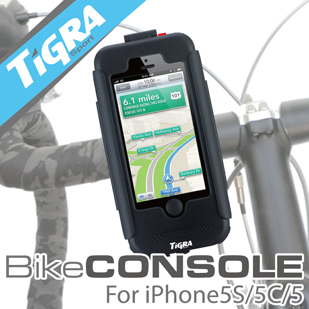 TiGRA Sport BikeCONSOLE iPhone5 iPhone5S iPhone5C ] oCN z_[ hho ] }EgP[X ir iPhone ACtH hCuR[_[ TCNRs[^[ X|[cEAEghA ] ANZT[EObY L[obOE[P[X