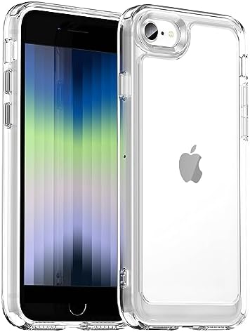 送料無料 iPhone SE3 SE2 8 7 ケース クリア 衝撃吸収 <strong>黄ばまない</strong> ハード 第3世代 2022 iPhone SE2 ケース レンズ保護 保護カバー 米軍規格 透明 おしゃれ iPhone8 第2世代 2020 カバー スマホケース 薄型 傷つけ防止 背面クリア Qi無線 ワイ