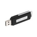 【送料無料】使うボタンは一つだけ! ワンタッチ ボイスレコーダー ICレコーダー USB 8GB メモリ 軽量 かんたん操作 簡単◇RZ-VO-8GB