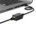 RJ45 LANケーブル用中継コネクタ コンパクト ギガビット RJ45 延長 コネクタ プラグ 8P8C メス-メス 1個入り ブラック ENCHOLAN