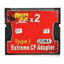 Micro SD 2  CFJ[h 1 ϊ TypeI A_v^[ CFA_v^[ Compact Flash adapter }CN_u MICROW
