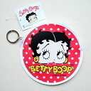 コインケース ベティブープ Betty Boop(ドット/レッド) BB004-DOTRED 小銭入れ キーホルダー アメリカ アメリカ雑貨 シリコン ブランド