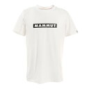 マムート（MAMMUT）（メンズ）QD Logo Print T-Shirt AF ホワイトPRT2 1017-02011-00472 半袖Tシャツ ロゴプリント トップス カジュアル アウトドア