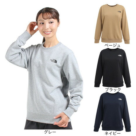 ノースフェイス（THE NORTH FACE）トレーナー スウェット 長袖 SWEAT LG CREW NT62238X（レディース）