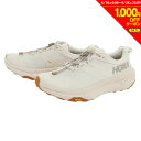 【1000円OFFクーポン対象 4/24迄】ホカ（HOKA）（レディース）ハイキング アウトドアシューズ TRANSPORT トランスポート 1123154-EEGG クリーム スニーカー 替え紐付