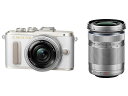 【新品】OLYMPUS PEN E-PL8 EZダブルズームキット ミラーレス一眼カメラ 家電