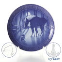 【ポイント10倍】ロイヤルコペンハーゲン (Royal Copenhagen) イヤープレート 2019年 「Meeting in the Paddock」【プレート立て&ハンガー付】【あす楽】 北欧 クリスマスプレート 記念品