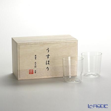 松徳硝子 e-glass Usu 多様盃(S) ペア 【木箱入】【RCPmara1207】