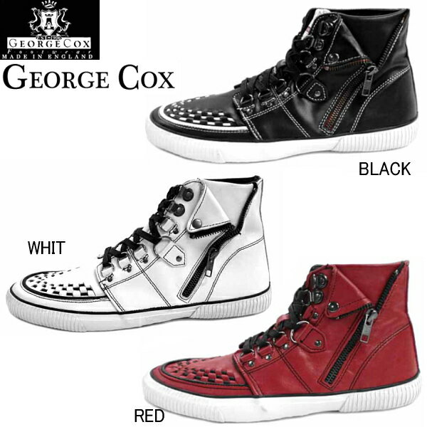 ジョージコックス スニーカー メンズ スニーカー GEORGE COX UK Trainer 14101□【102/202LBLB-33lfld】ジョージコックス スニーカー メンズ スニーカー GEORGE COX