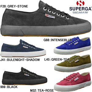 スペルガSupergaスニーカー2750レディースメンズSuperga2750SueuS003SR0ローカットスエードレザースニーカー【NINI-33nttd】●