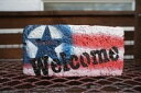 インテリア★ガーデニング★煉瓦敷き★花壇★DIY★レンガ★アメリカン welcome 星条旗