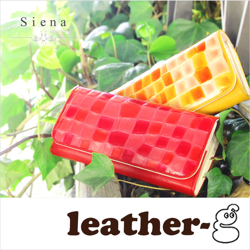 財布 レディース 【siena イタリアン レザー】長財布 女性用 サイフ wallet【長サイフ ...:leather-g:10000602