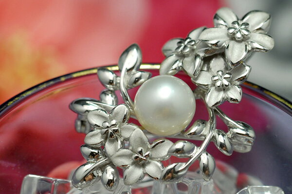 10mm白蝶真珠ブローチペンダント　ノーブルな輝きが魅力の白蝶真珠　清楚なホワイトは品良く場面を選びません