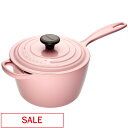 【SALE】シグニチャー ソースパン 20cm シフォンピンク ル・クルーゼ ルクルーゼ LE CREUSET ギフト 送料無料 鍋 鋳物ホーロー ホーロー鍋 フライパン キャセロール