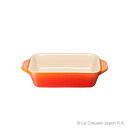 レクタンギュラー・ディッシュ M ル・クルーゼ ルクルーゼ LE CREUSET ギフト 【楽ギフ_包装】洋食器 食器 皿 グラタン皿 陶器