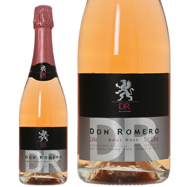 【よりどり6本以上送料無料】 ドン ロメロ カヴァ ブリュット ロゼ 750ml スパークリングワイン スペイン