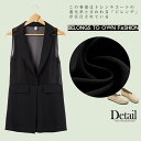 ジレ ベスト レディース シフォン 透け...